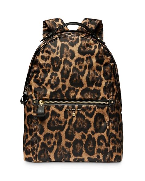 michael kors black backpack sale|Michael Kors black leopard backpack.